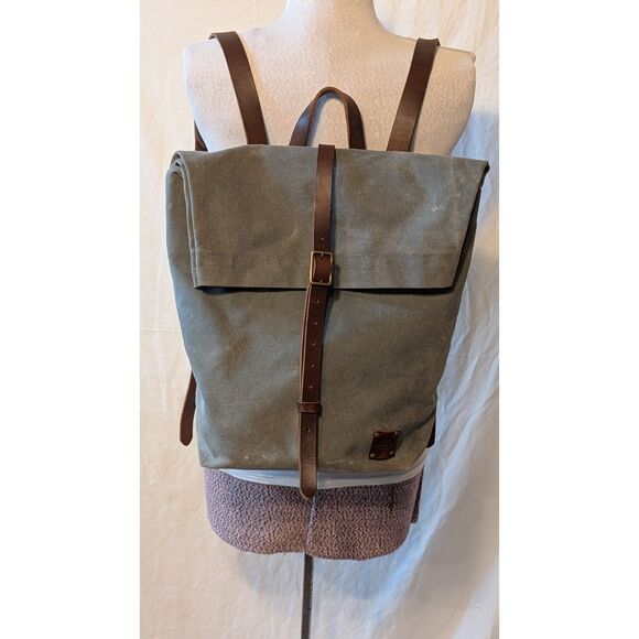 Red House | Bags | Red House Waxed Canvas Rucksack | Poshmark
